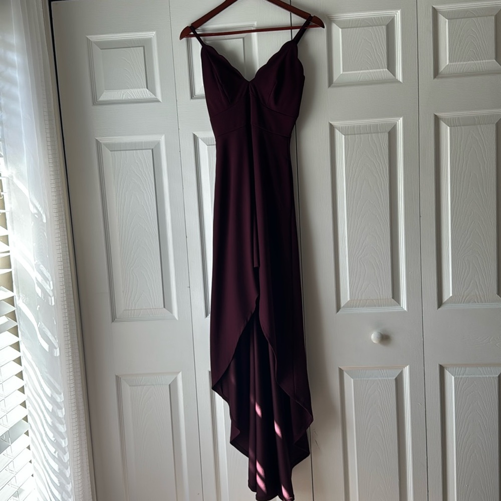 Long dress short wedding prom elegant size 5 S/M speechless